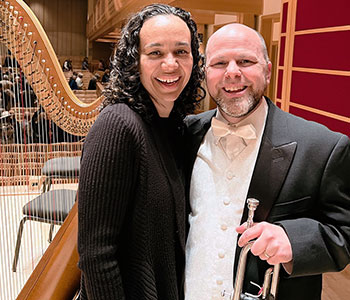 Photo of Aja and Dan at Santa Rosa Symphony